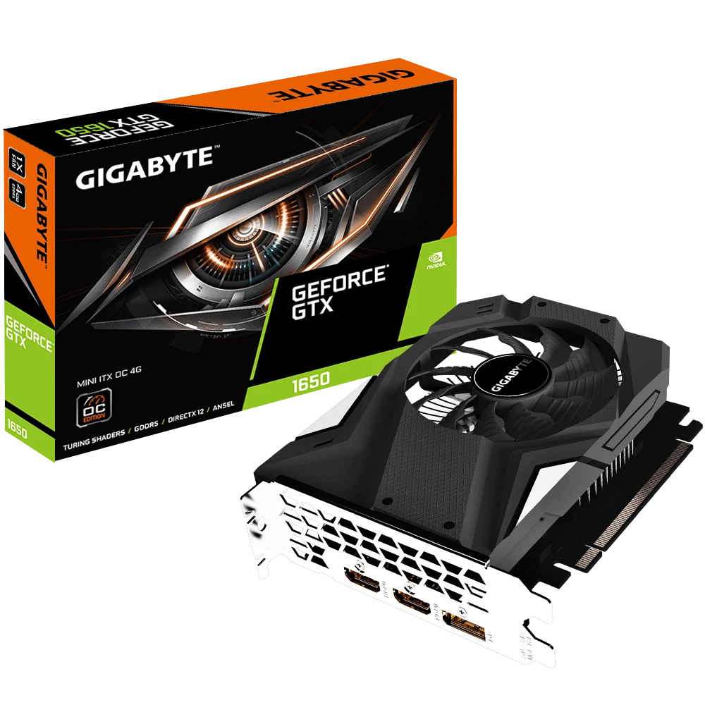 Gigabyte GeForce® GTX 1650 MINI ITX OC 4G
